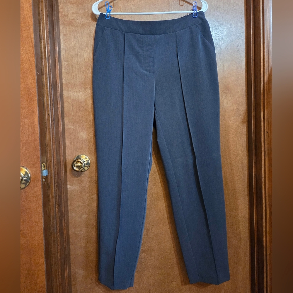 Nine West Navy Relaxed Crop Pants